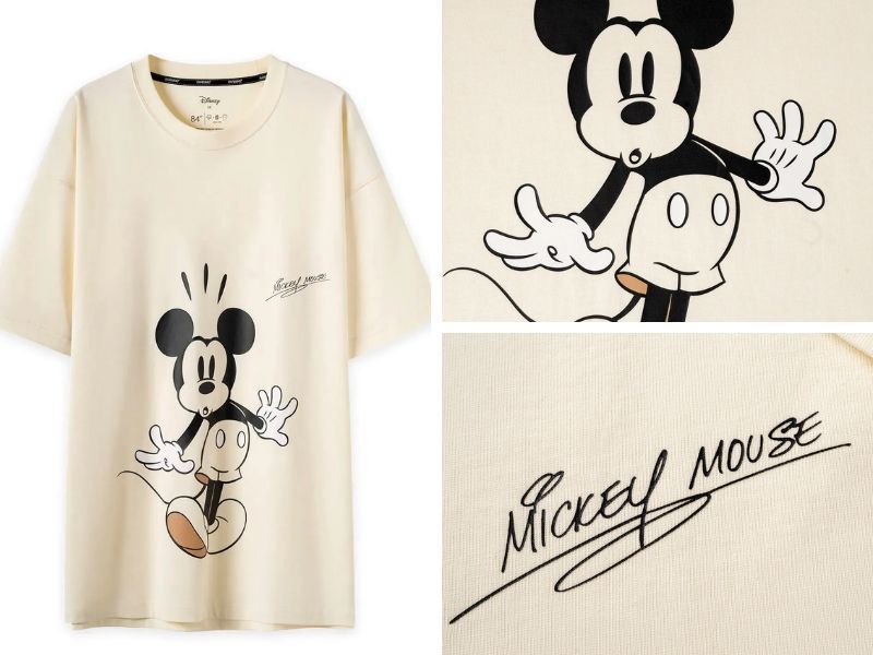 Áo thun oversize 84RISING Mickey Mouse - Be