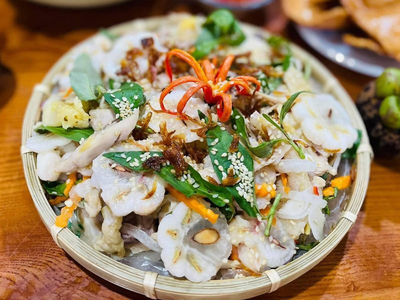 gỏi măng cụt cách làm