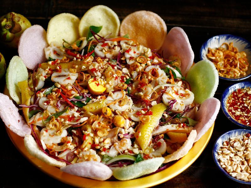 cách làm gỏi măng cụt đơn giản