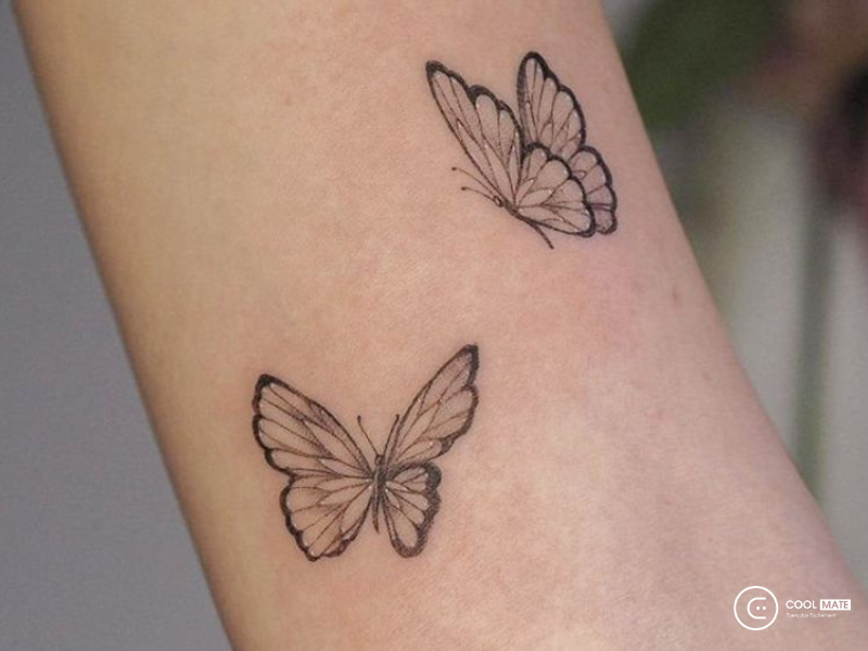 Bagia tattoo  Hình xăm con bướm đại diện sự duyên dáng  Facebook