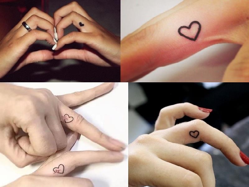 Những hình xăm nhẫn cho các cặp đôi cực xinh bằng bút biHow to make tattoo  at home with pen  YouTube