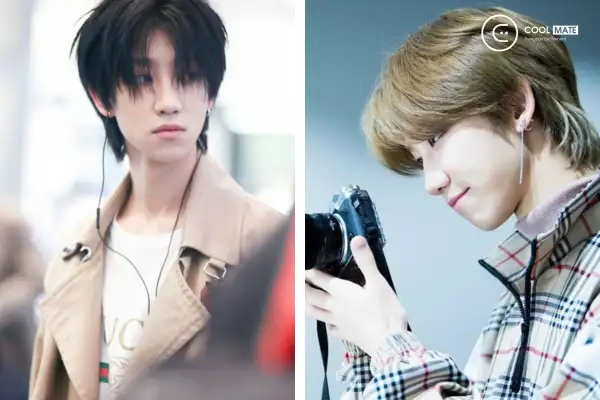 Một trong những nam idol gây ấn tượng với tóc mullet nam không ai khác chính là thành viên đến từ nam nhóm nhạc đông dân SEVENTEEN - The8