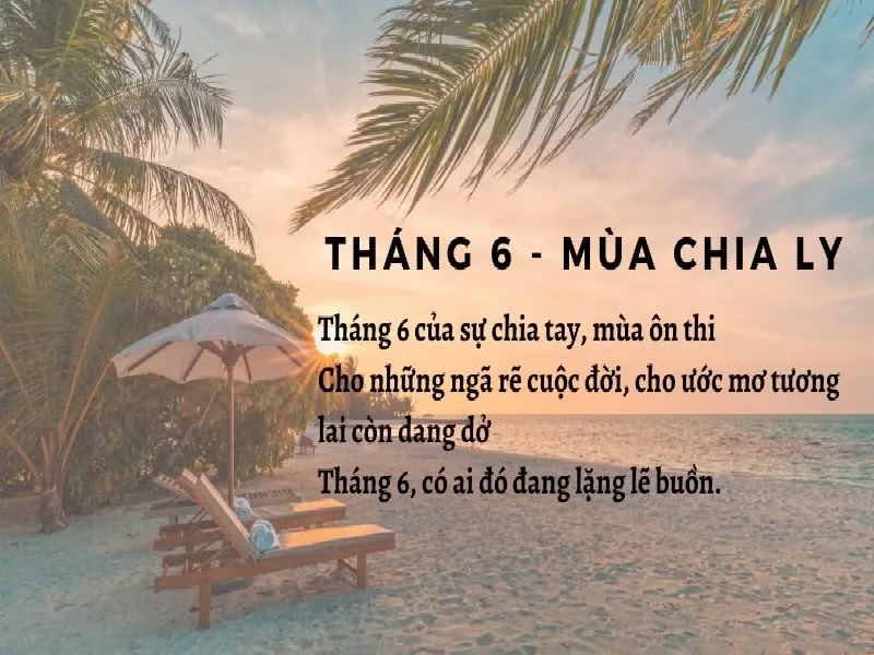 Những bài thơ đầy cảm xúc về tháng 6