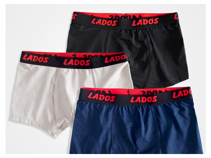 Quần lót nam thương hiệu Việt Lados được may từ vải thun lạnh mềm mại nên cực thông thoáng