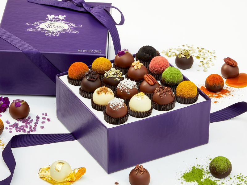 Vosges Haut-Chocolat cung cấp nhiều loại socola khác nhau