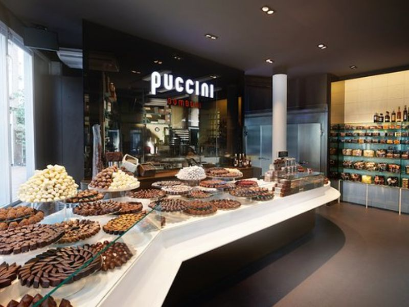 Cửa hàng socola Puccini Bomboni
