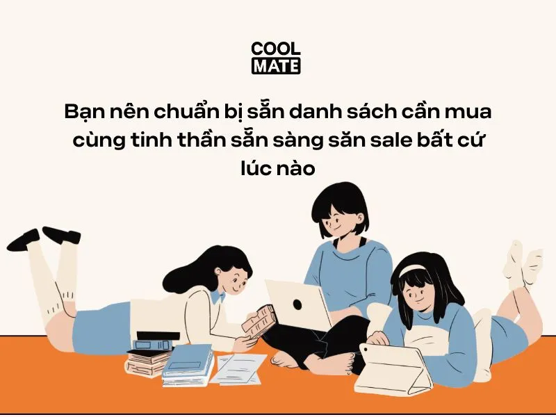 Sale có thể diễn ra chớp nhoáng, hãy chuẩn bị tinh thần săn sale