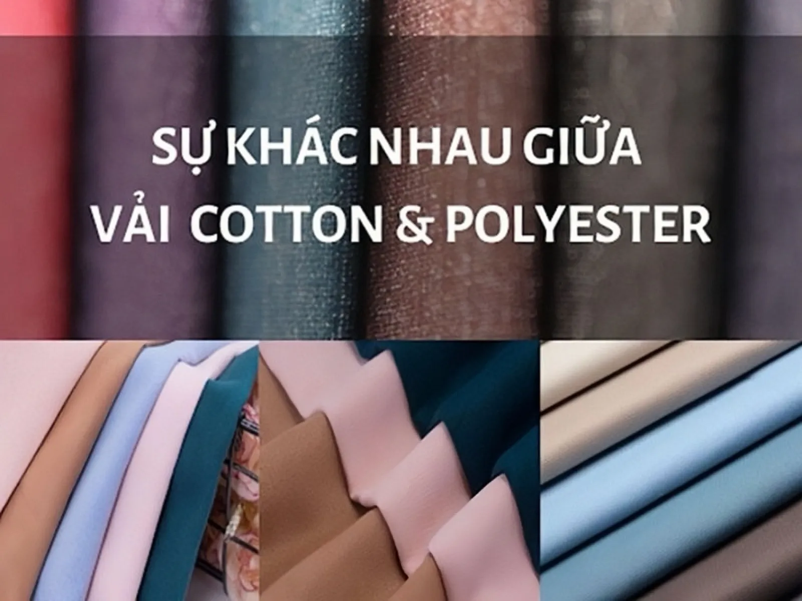 Phân biệt Vải Polyester và Cotton