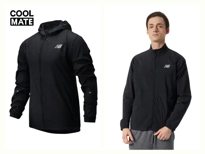 Áo khoác chạy bộ cản gió New Balance