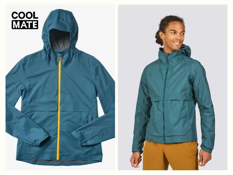 Áo khoác chạy bộ nam Janji Rain runner Pack Jacket