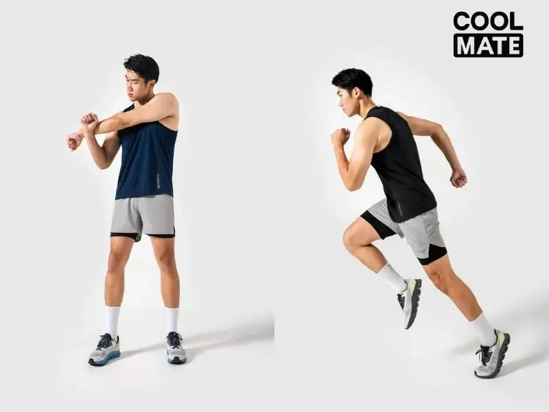    Áo tank top nam Active V2 co giãn, thoáng khí, thân thiện với môi trường 