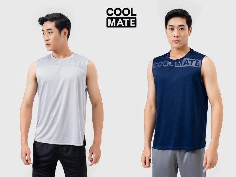    Áo Tank top nam thể tham Active Logo mới mẻ 