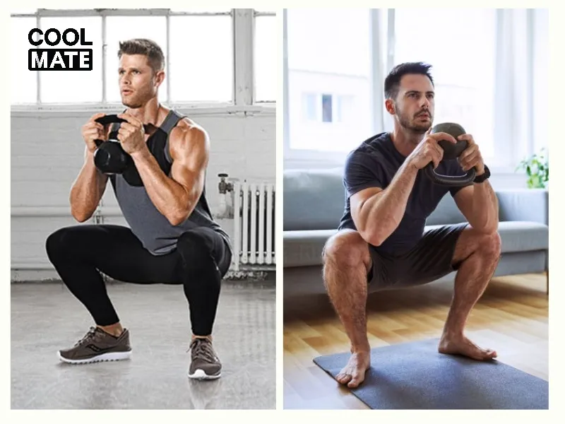 Squats là bài tập khởi động trước khi chạy nhằm giúp giãn mạch cơ ở phần dưới hông