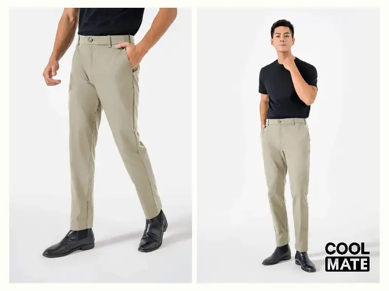 Áo thun và quần pants khiến bạn trông thật nam tính lịch thiệp