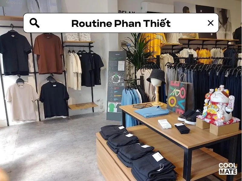 Shop quần áo nam Routine Phan Thiết 