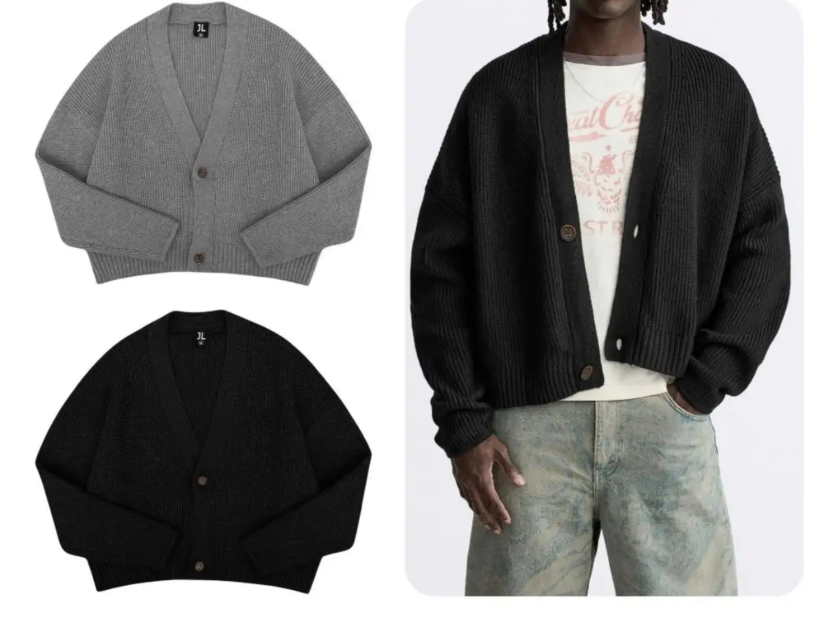 Chất liệu cardigan mỏng nhẹ và cardigan len dày dặn