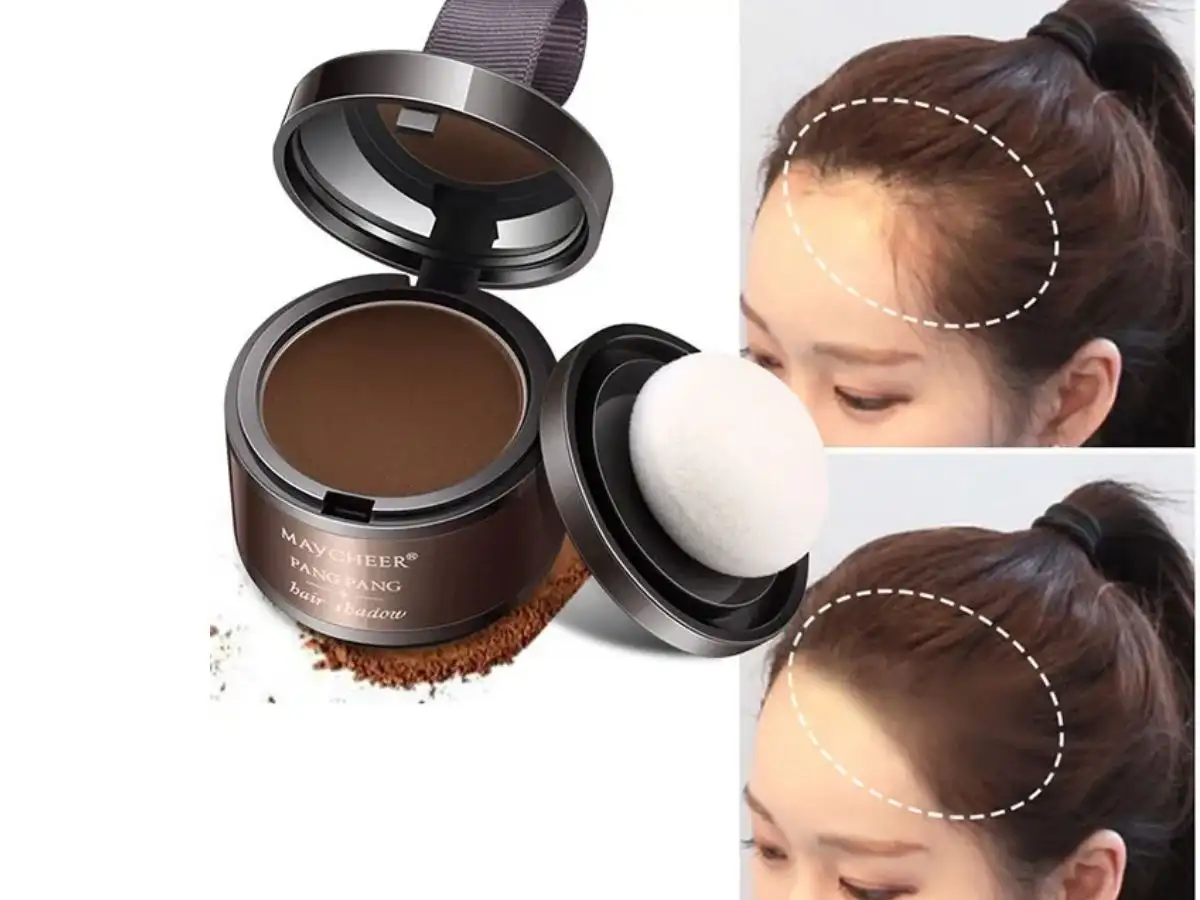 Cơ chế của phấn che khuyết điểm tóc khá đơn giản