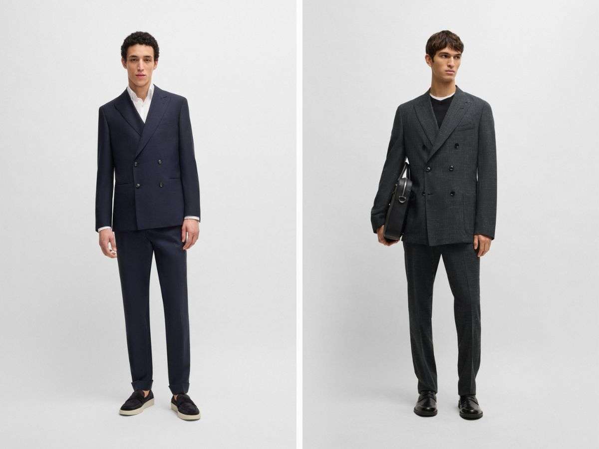 Thương hiệu Hugo Boss nổi tiếng với những bộ suit nam