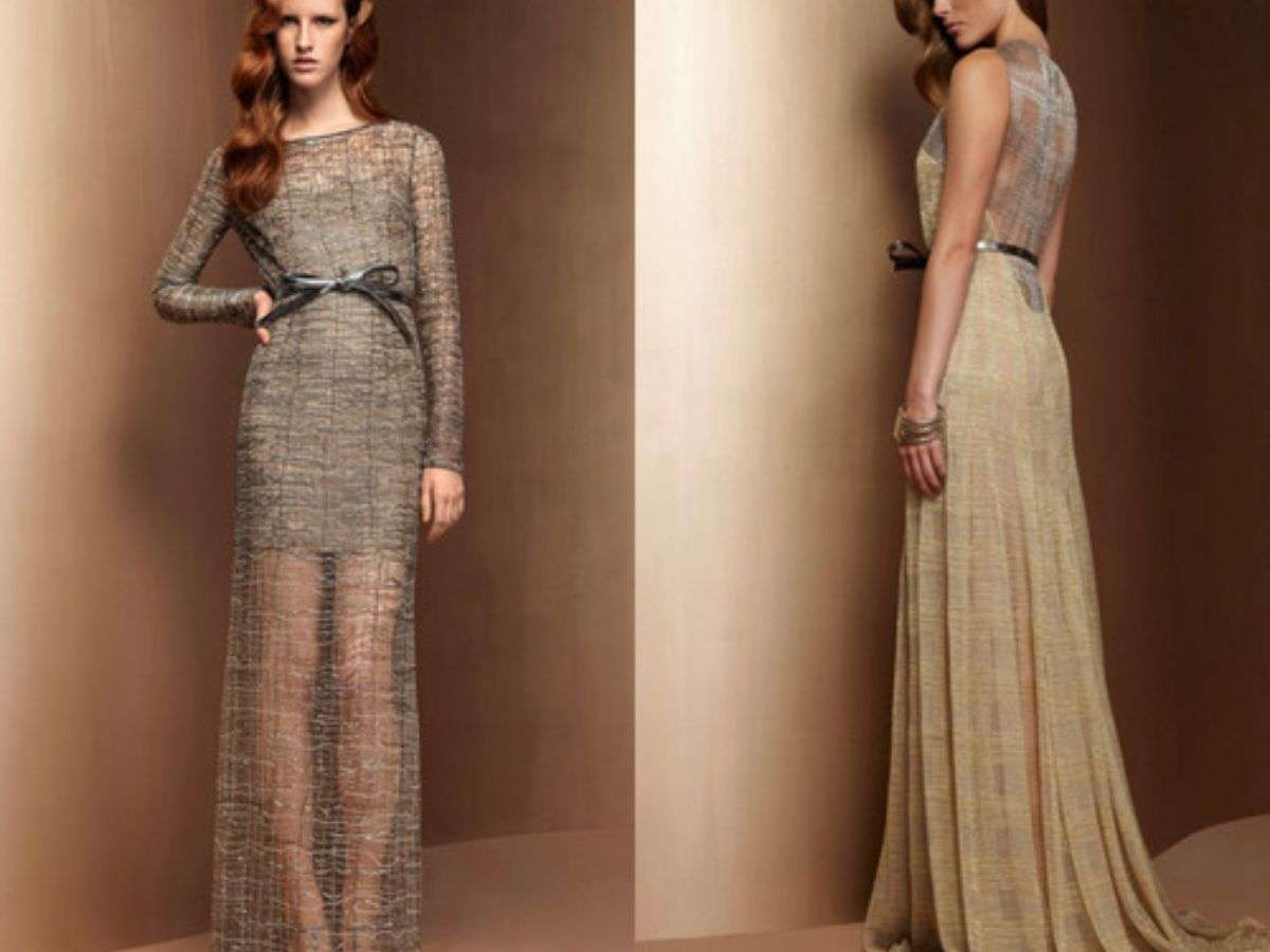 Một bộ trang phục Escada rực rỡ và sang trọng