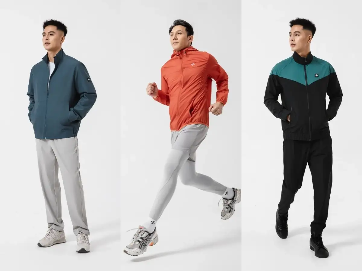 Áo khoác nam Coolmate có thể phối với đa dạng kiểu quần khác nhau
