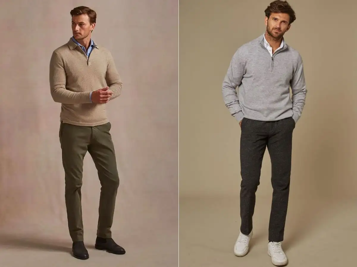 Layer điệu đà: Sweater khoác ngoài sơ mi