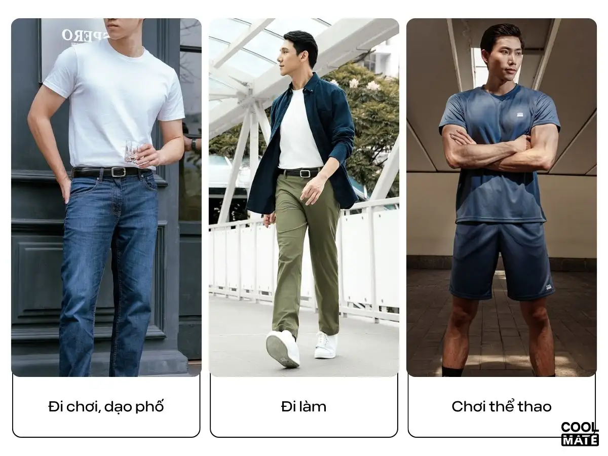 Áo thun có thể đồng hành cùng bạn trong mọi hoạt động