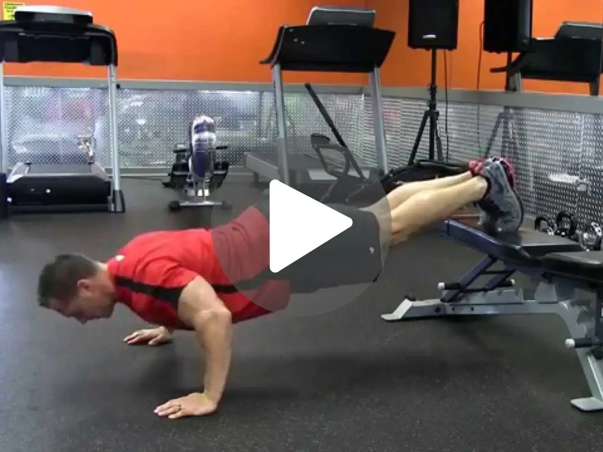 Hướng dẫn các động tác Decline Push-up