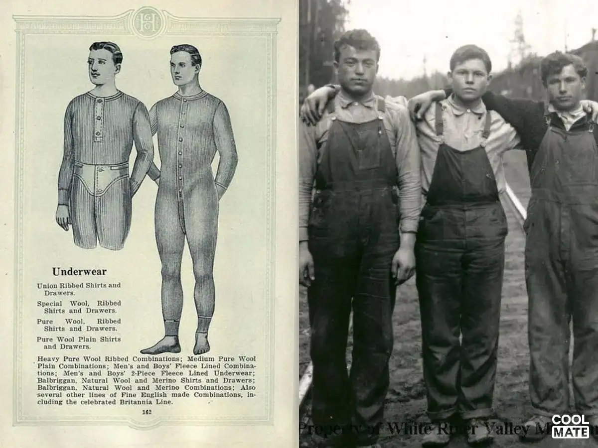 Bộ "union suit" thế kỷ 19 - Nguồn gốc sơ khai của áo thun