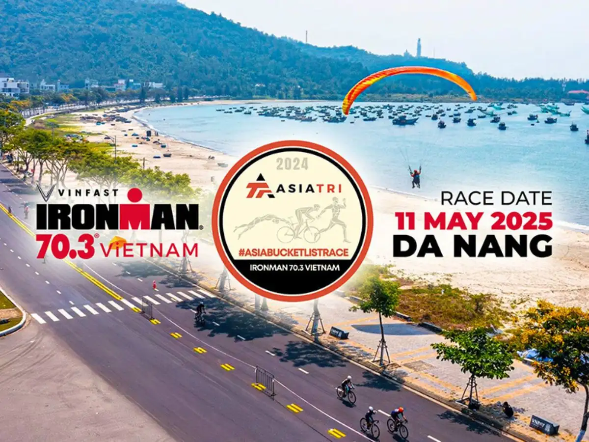 Ironman 70.3 Vietnam gồm ba môn thể thao phối hợp 
