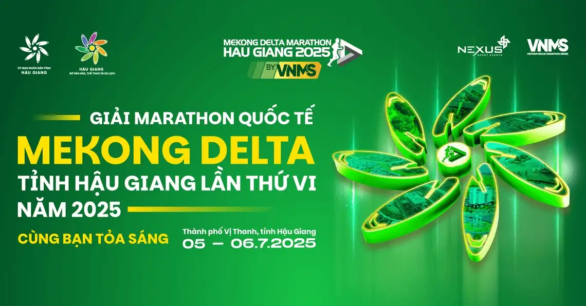Mekong Delta Marathon có đường chạy đạt chuẩn quốc tế