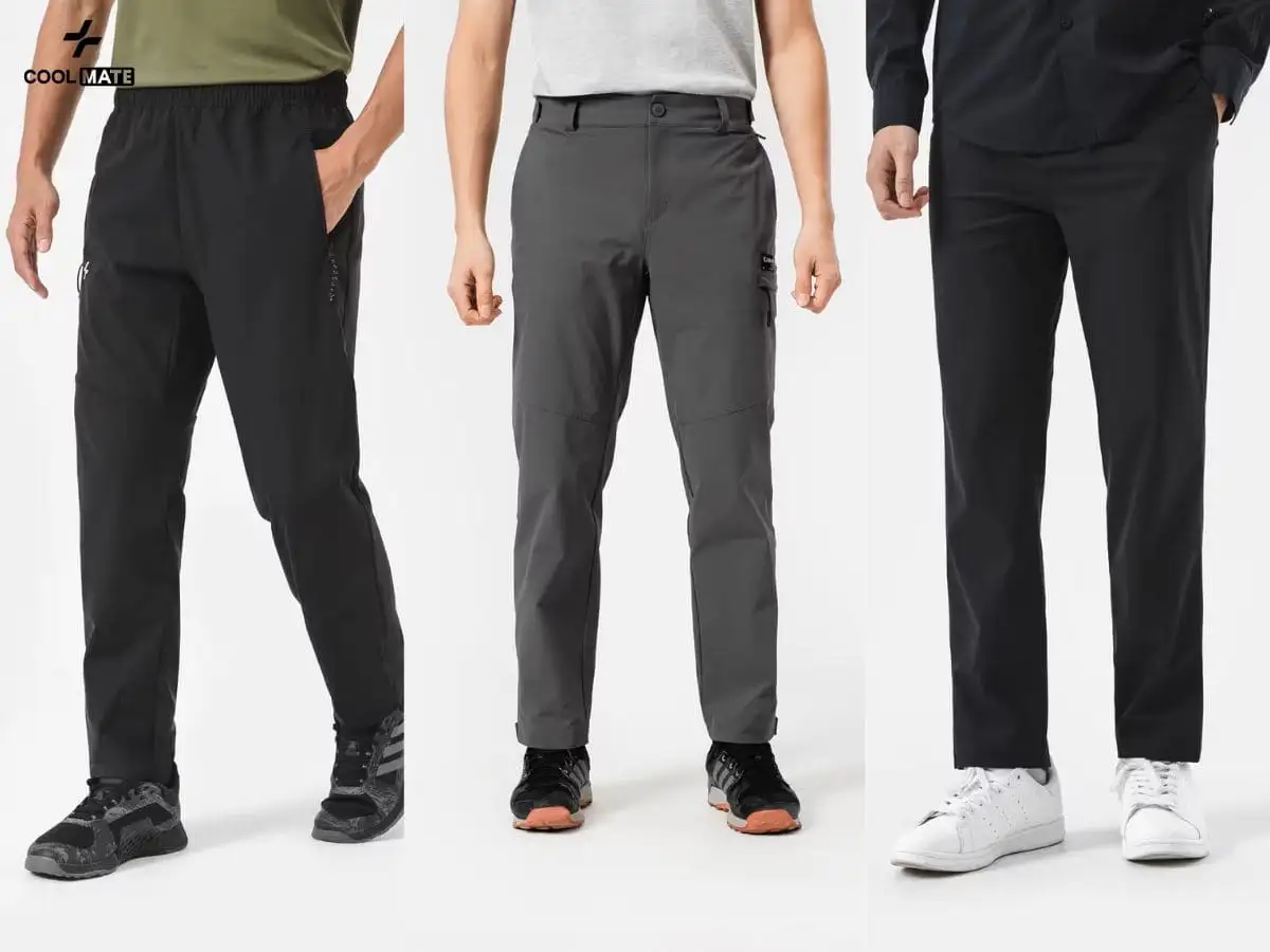 Hình 2: Các mẫu quần Pants nam Coolmate