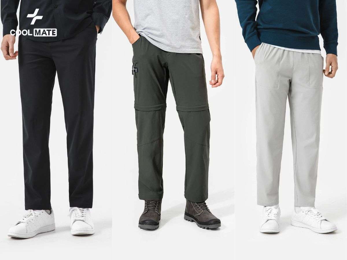 Hình 2: Các mẫu quần Pants nam Coolmate