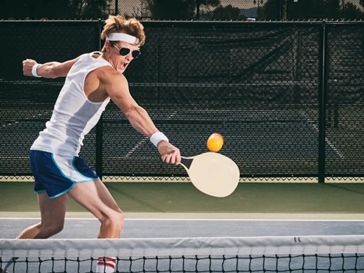 Cú Drop Shot trong Pickleball với điểm rơi gần lưới, bất ngờ