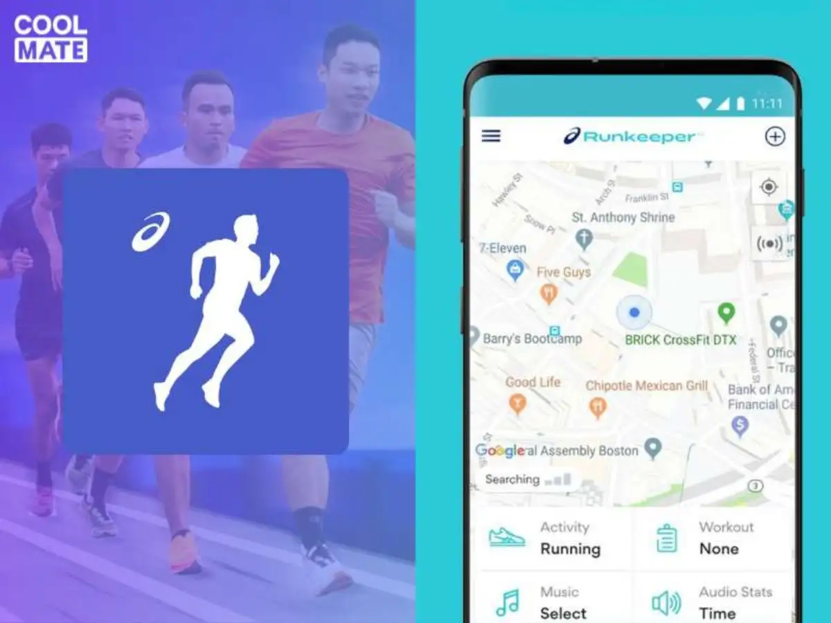  Ứng dụng đo quãng đường chạy Runkeeper (ASICS Runkeeper)