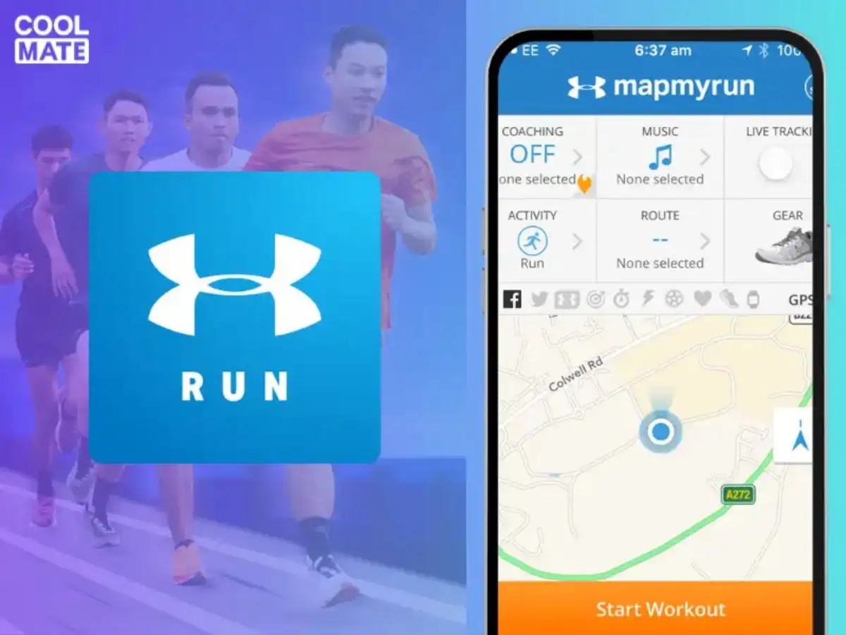 Ứng dụng đo quãng đường chạy MapMyRun (Under Armour)