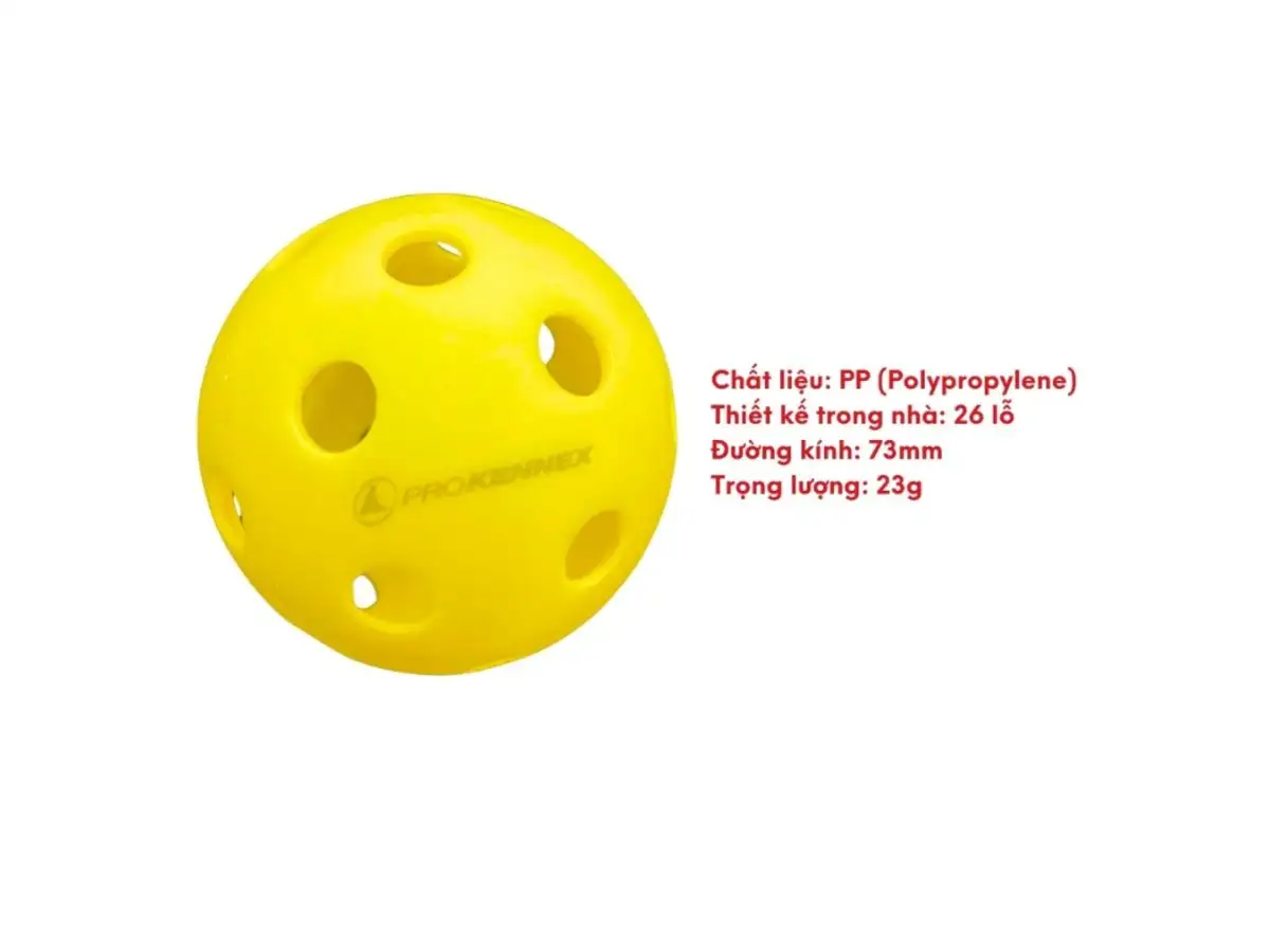 Bóng pickleball trong nhà