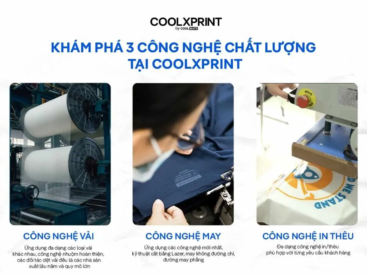 Kỹ thuật in áo tại CoolxPrint
