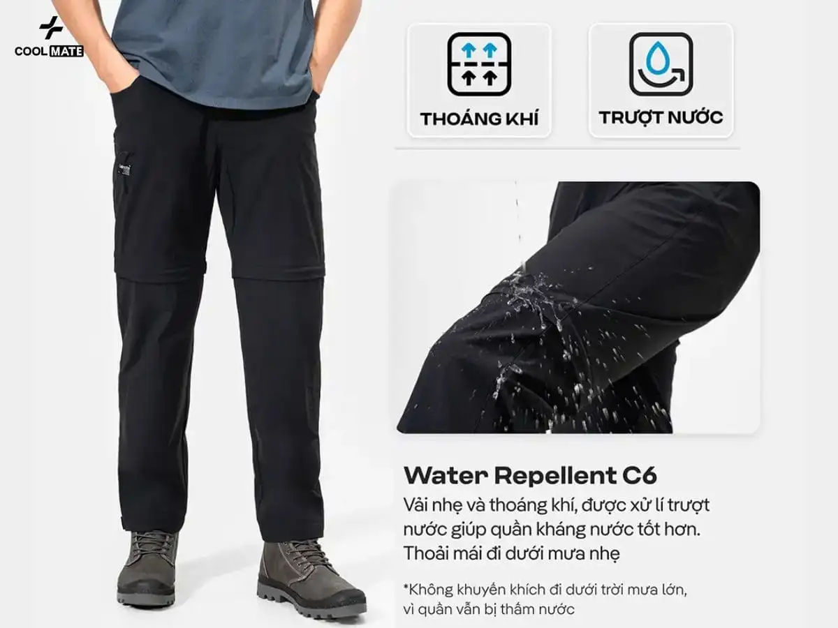 Công nghệ chống thấm nước của quần Pants nam
