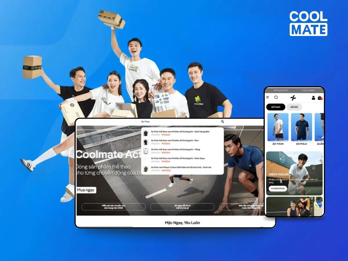 Coolmate - Trải nghiệm mua sắm thời trang 4.0 tiện lợi và chất lượng cho giới trẻ