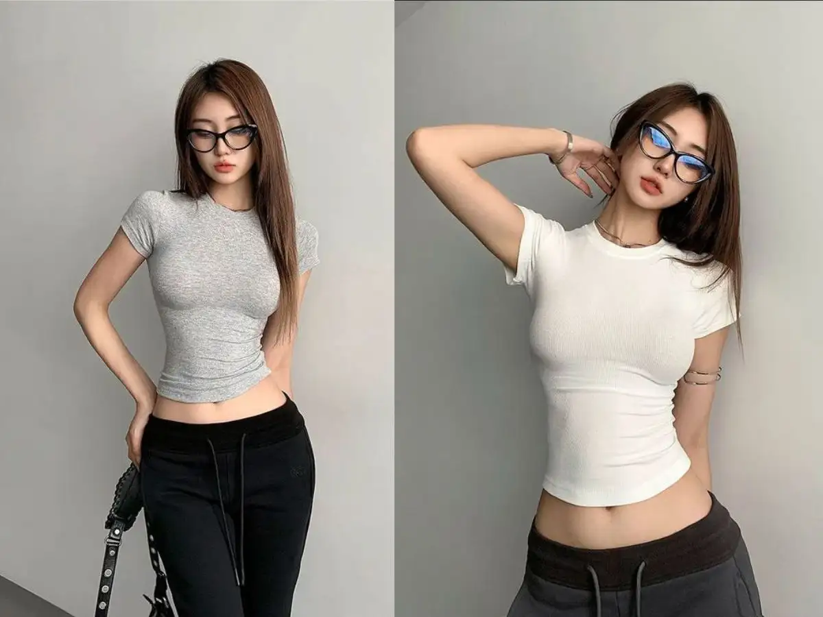 Chọn size áo thun nữ cho dáng người đồng hồ cát