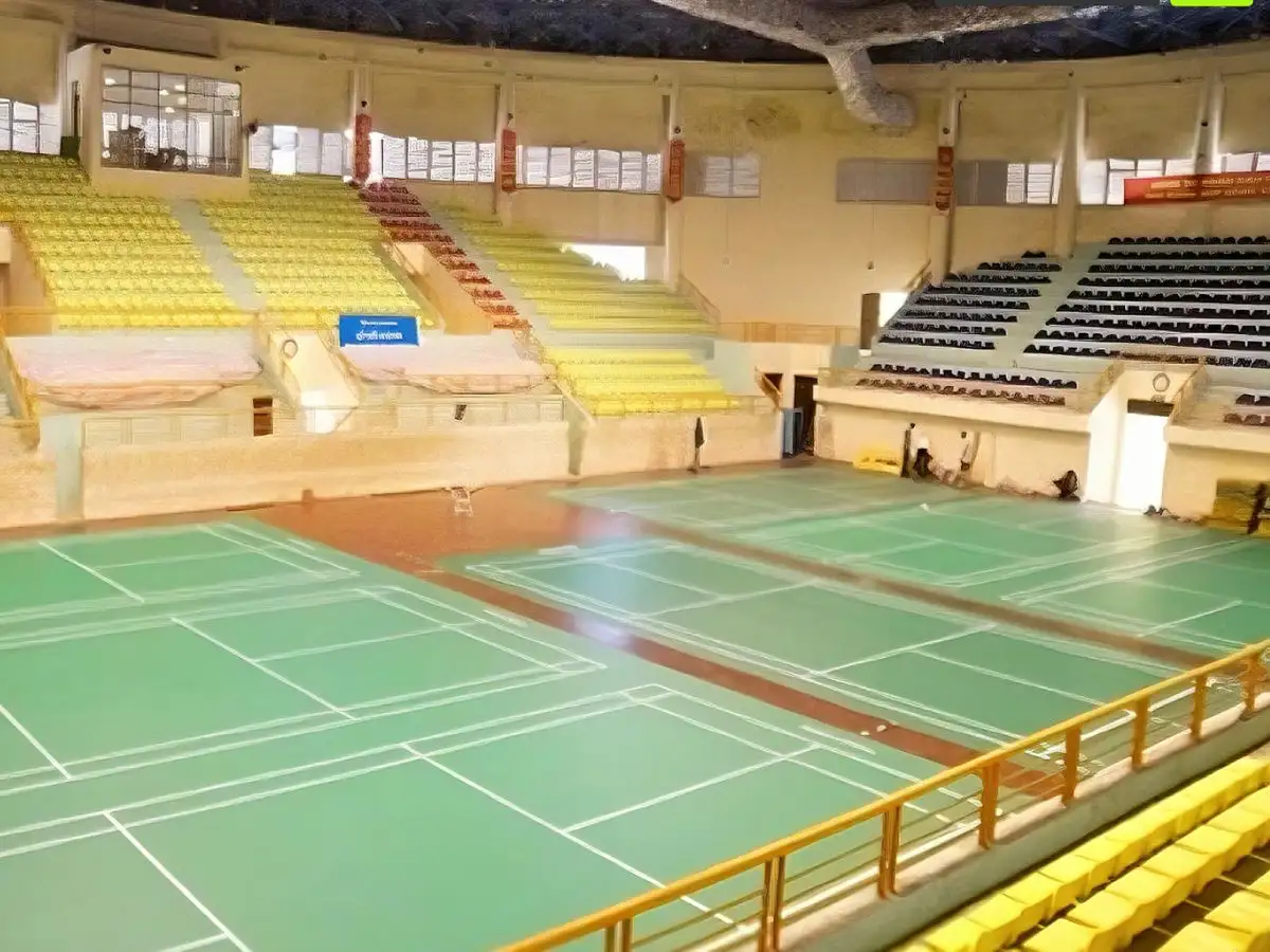 Sân cầu lông Bộ Công An được biết đến với chất lượng sân bãi khá tốt và hiện đại