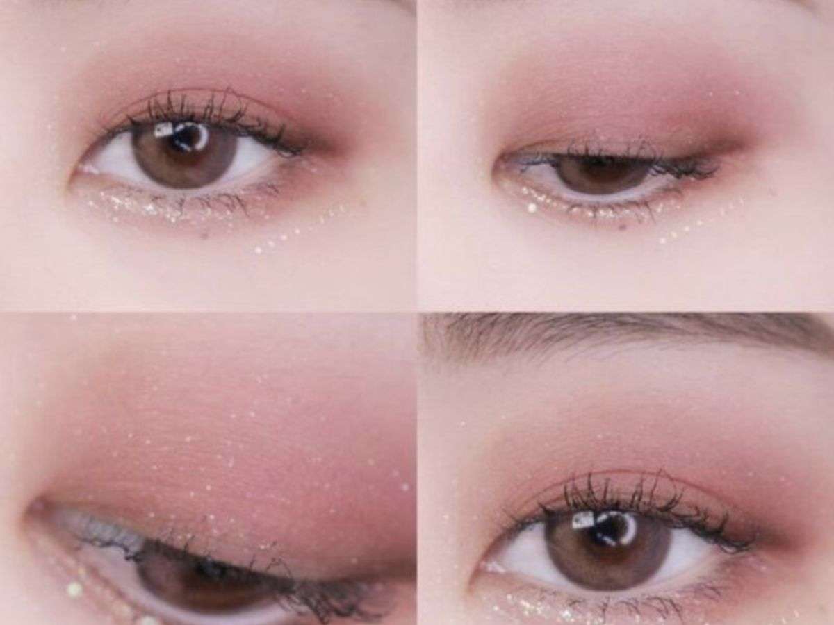 Trang điểm mắt tone hồng Linh hồn của layout makeup
