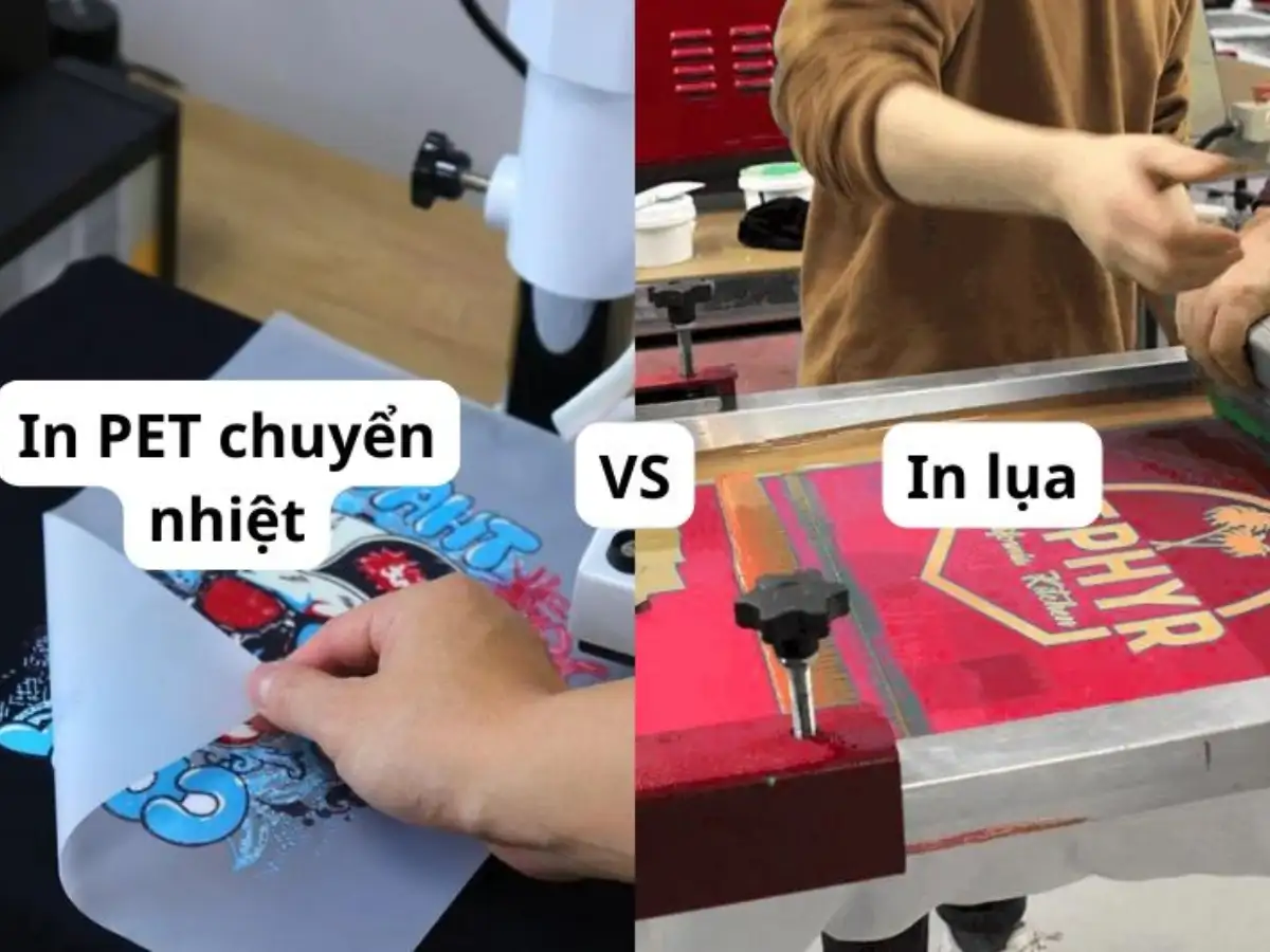 Sự khác biệt giữa in chuyển nhiệt và in lụa 