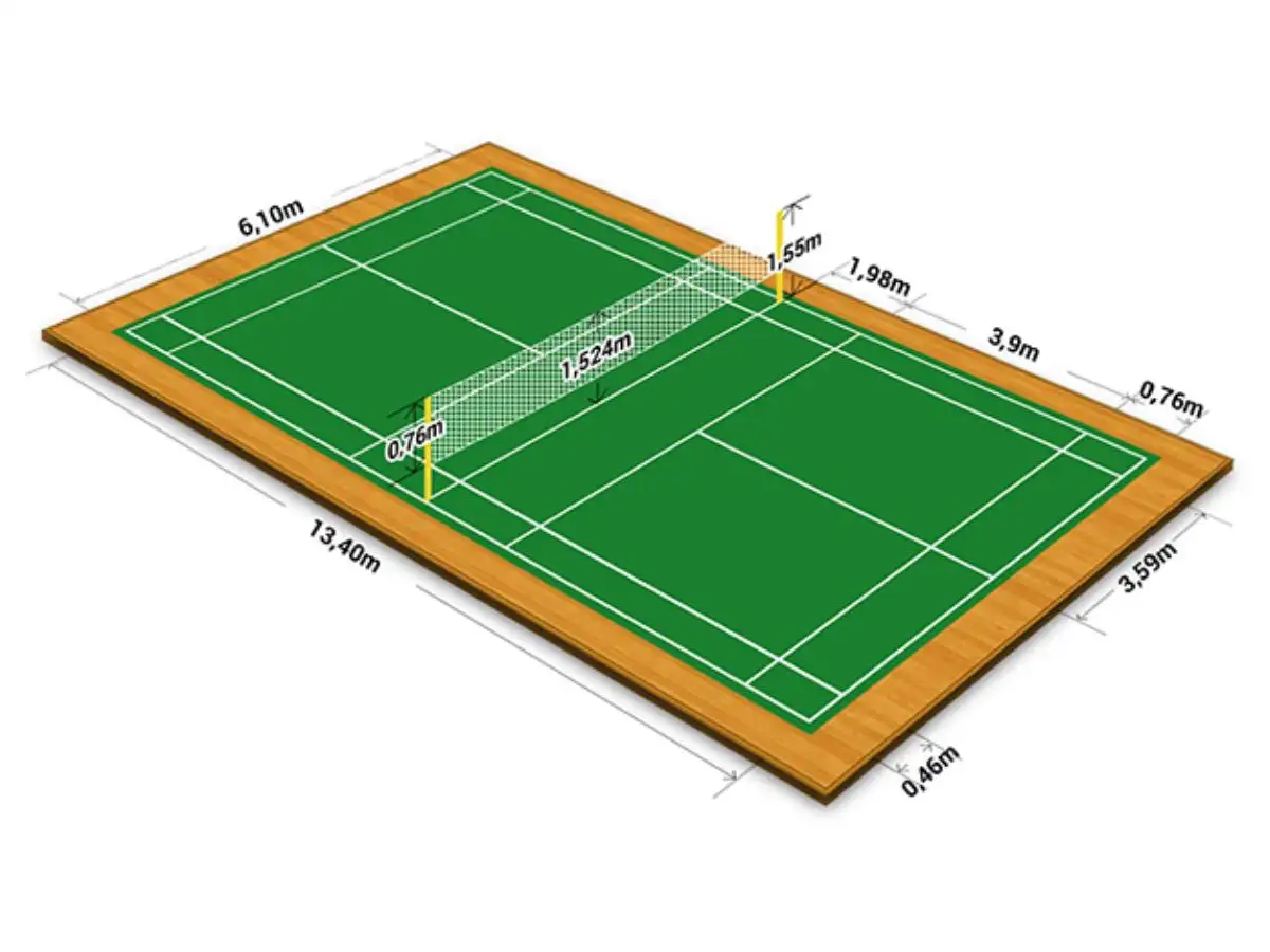 Kích Thước Sân Pickleball Chuẩn