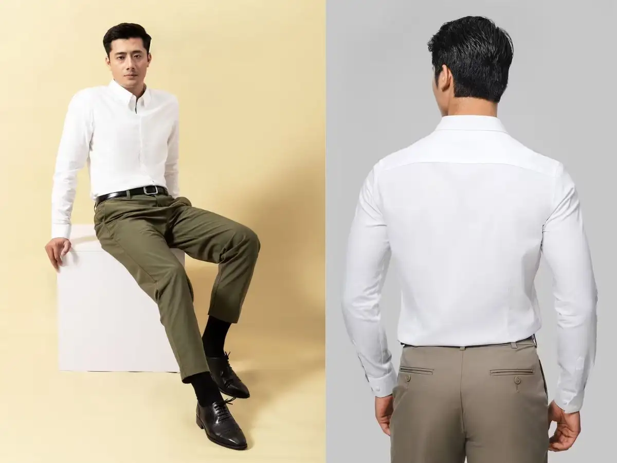 Áo sơ mi + Quần Kaki/Quần vải