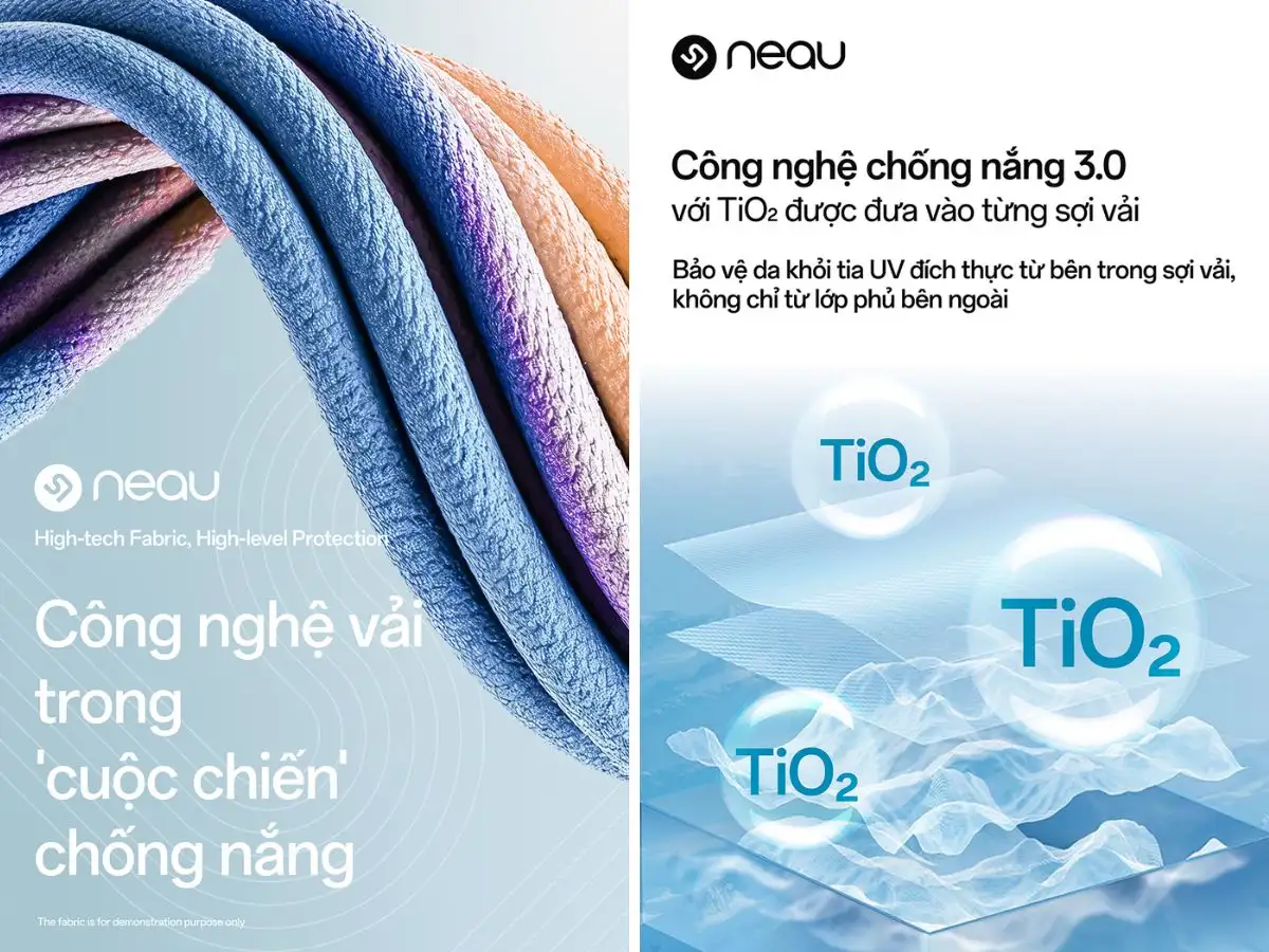 Công nghệ đặc biệt được tích hợp trong từng sợi vải