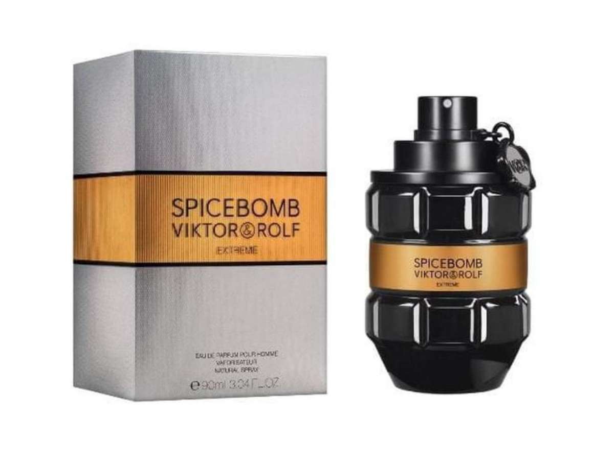 Chai nước hoa Viktor & Rolf Spicebomb Extreme hình quả lựu đạn đặc trưng