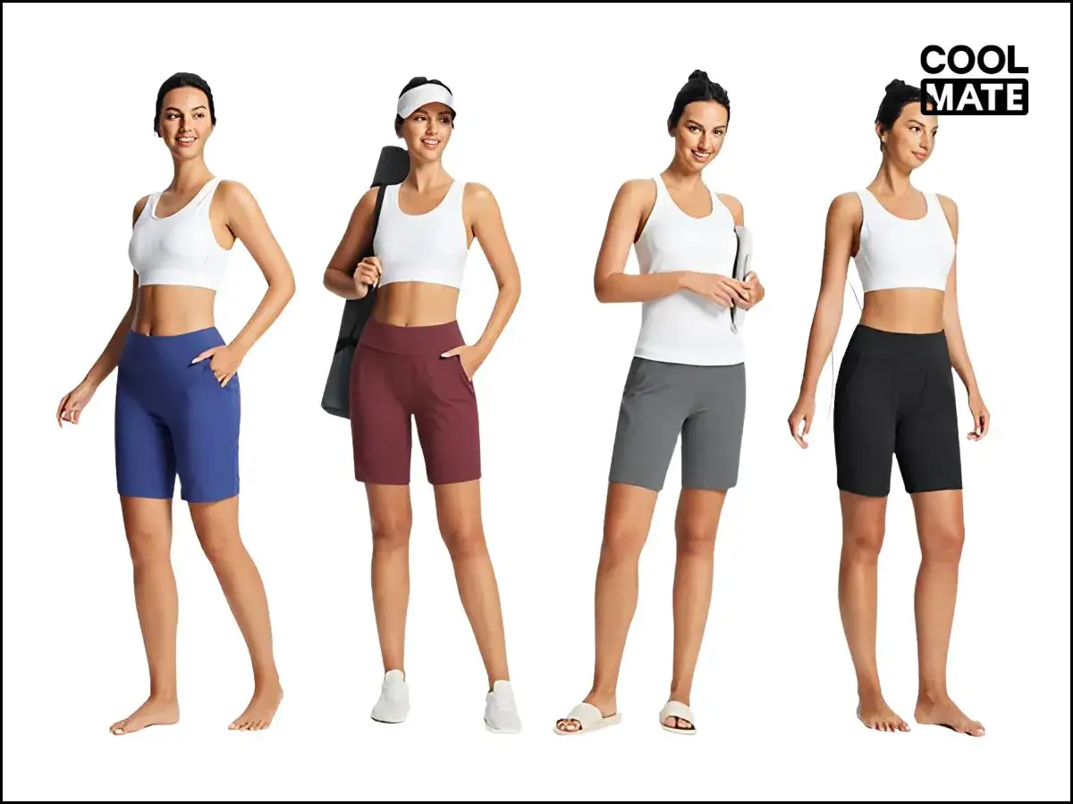 Quần short chạy bộ nữ có 3 độ dài chính giúp cân bằng giữa sự thoải mái, che phủ và linh hoạt