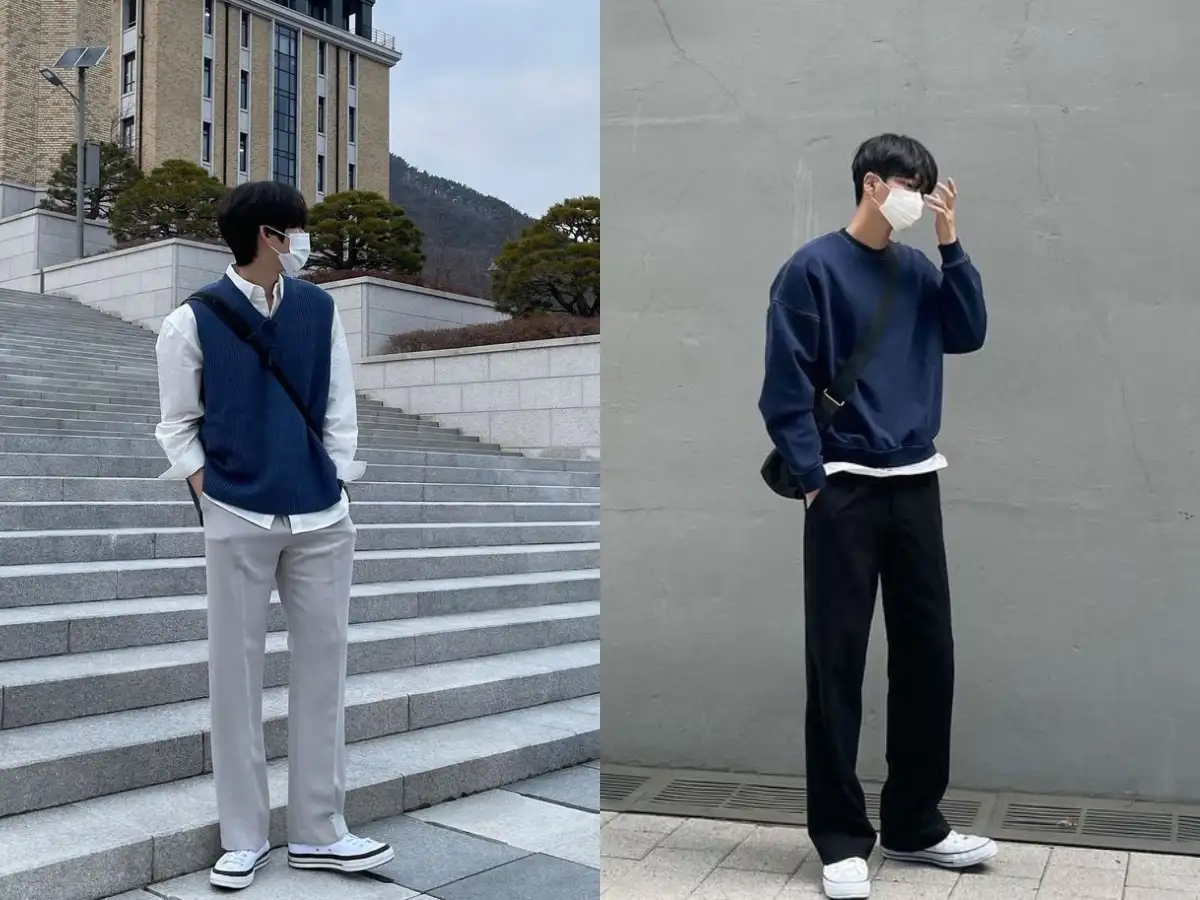 Áo hoodie hoặc sweatshirt kết hợp cùng quần jeans hoặc quần jogger là lựa chọn lý tưởng cho buổi hẹn thoải mái
