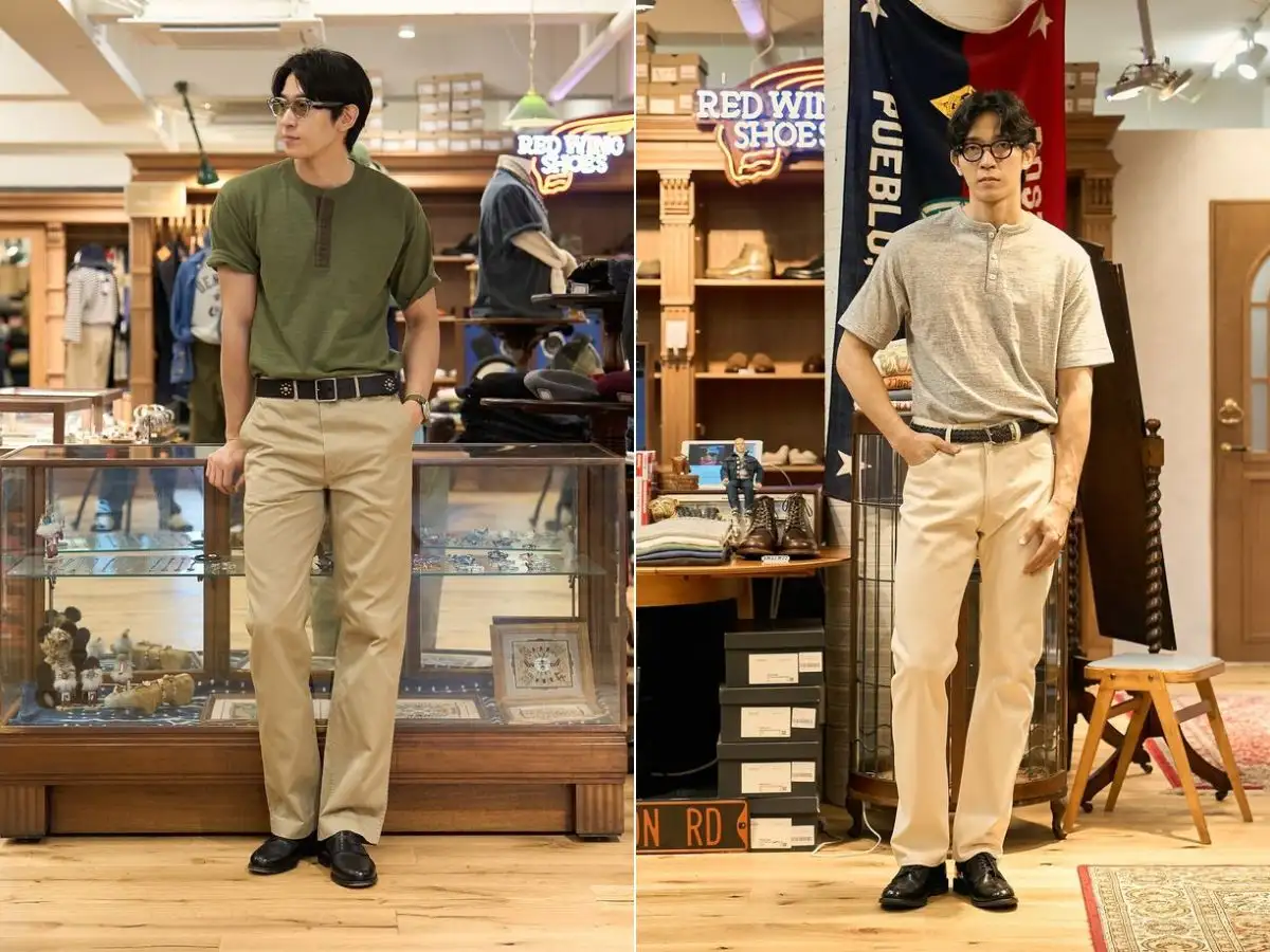 Outfit phối đồ vintage nam đơn giản cho người mới bắt đầu 